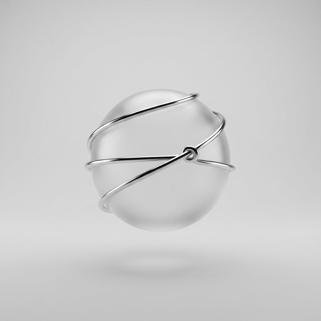 Abstract render representing the Clout Labs brand voice model